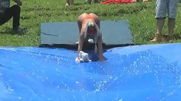 Lesbian slip slide